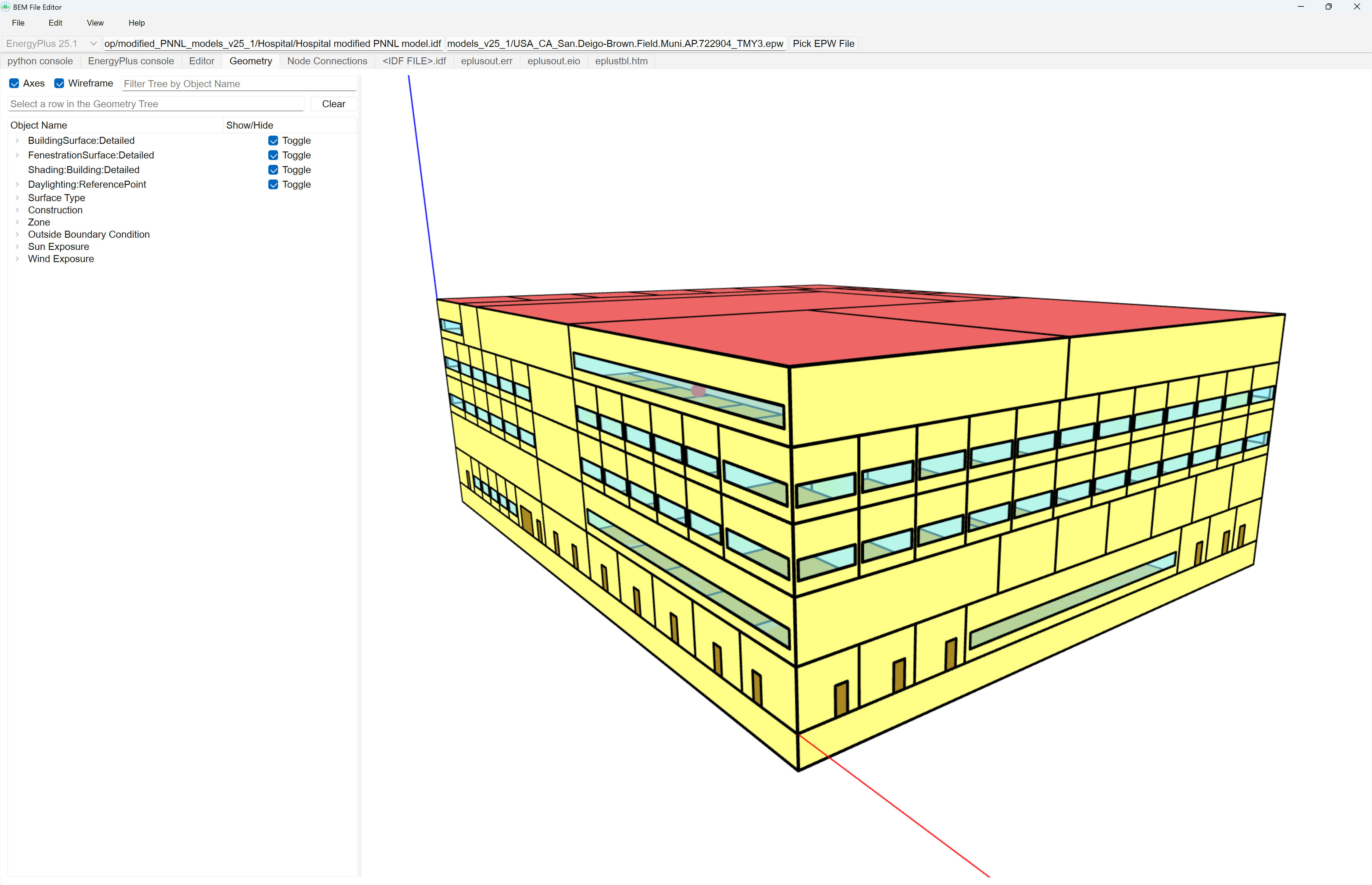 Modified PNNL Commercial Hospital